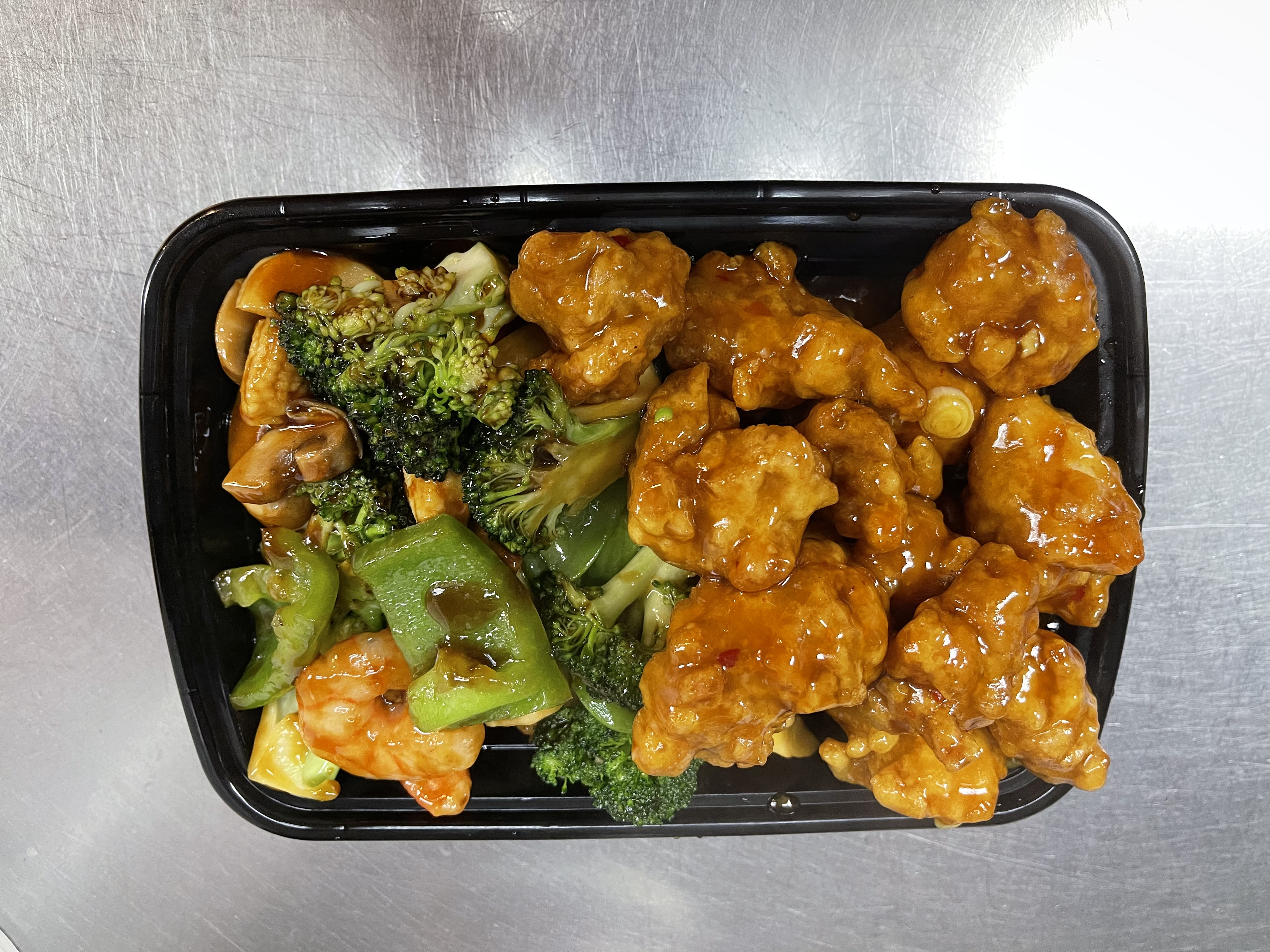 Order S17. Double Dragon 龙凤配 food online from China Panda store, Jersey City on bringmethat.com