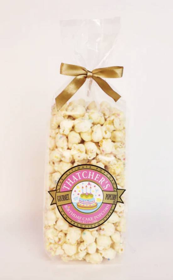Order Birthday Cake - 8 Oz food online from Thatcher's Special Popcorn store, San Francisco on bringmethat.com