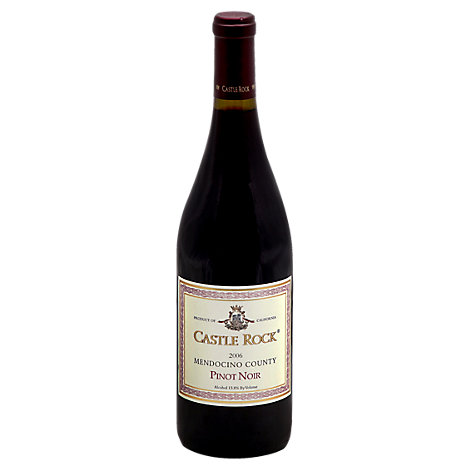 Order Castle Rock Pinot Noir 750 ml. food online from Village Wine & Spirits store, Ventura on bringmethat.com