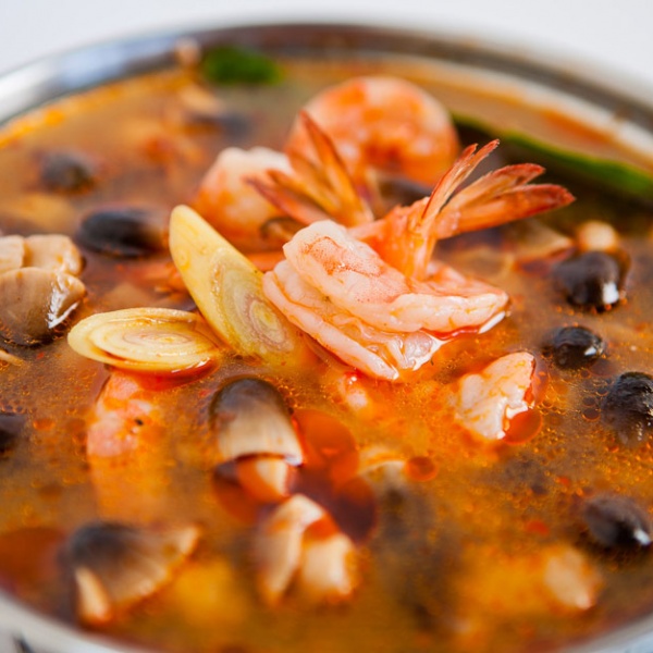 Order 24. Tom Yum Soup with Shrimp food online from The Taste Kitchen store, Culver City on bringmethat.com