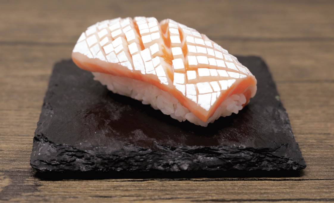 Order Salmon Belly Sushi food online from Tenno Sushi store, Los Angeles on bringmethat.com