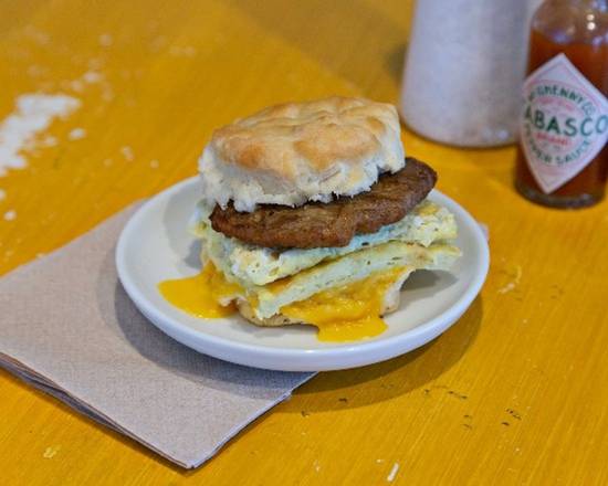 Order Biscuit Sandwich food online from Billy Goat Coffee Cafe store, Mount Juliet on bringmethat.com