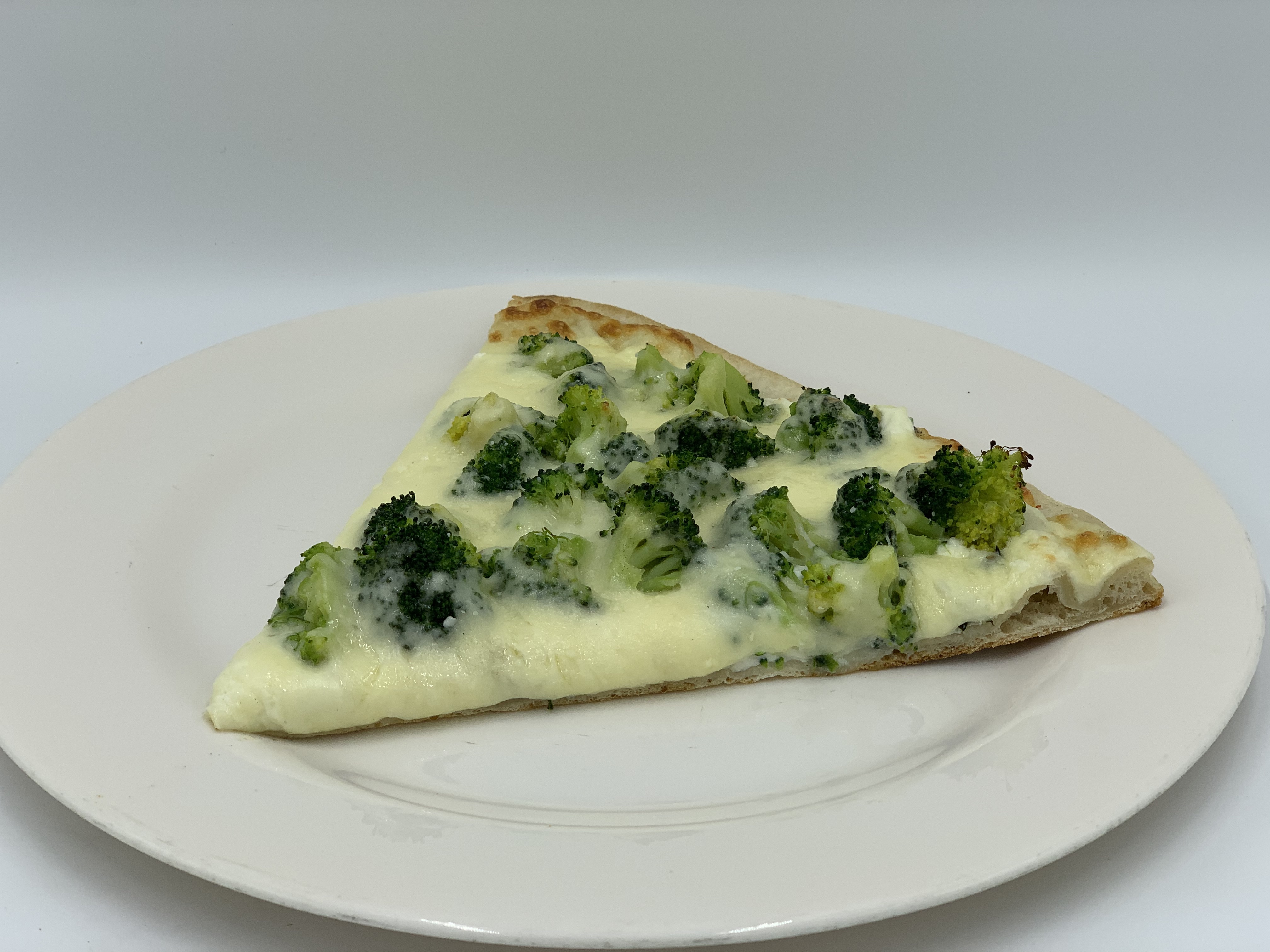 Order White Broccoli Pizza food online from Mario's Pizzeria of Seaford store, Seaford on bringmethat.com