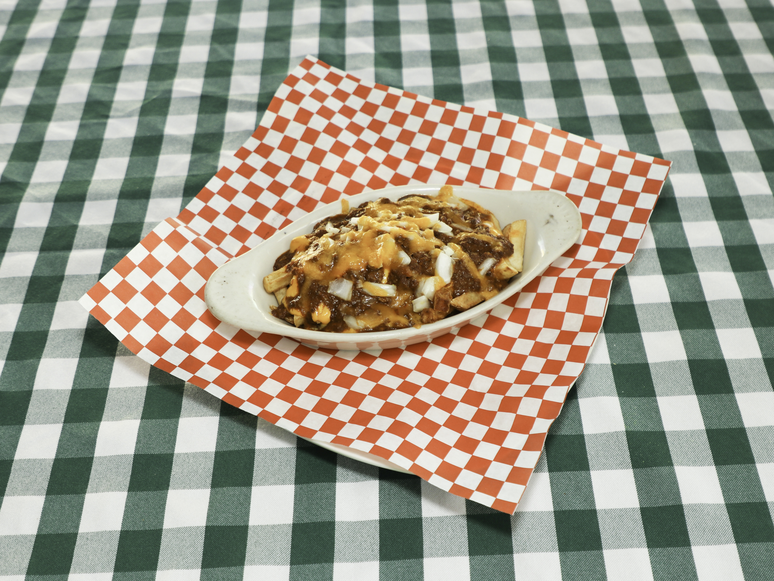 Order Chili Fries food online from Loaded Spuds store, Las Vegas on bringmethat.com