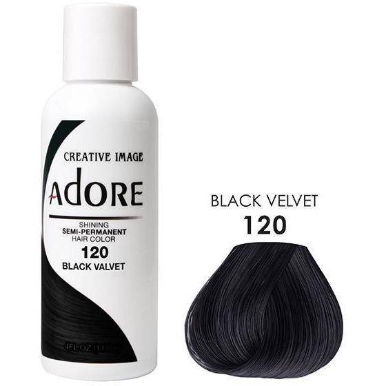 Order ADORE Semi-Permanent Color: 120 BLACK-VELVET food online from iDa Beauty Supply Store store, Middletown on bringmethat.com