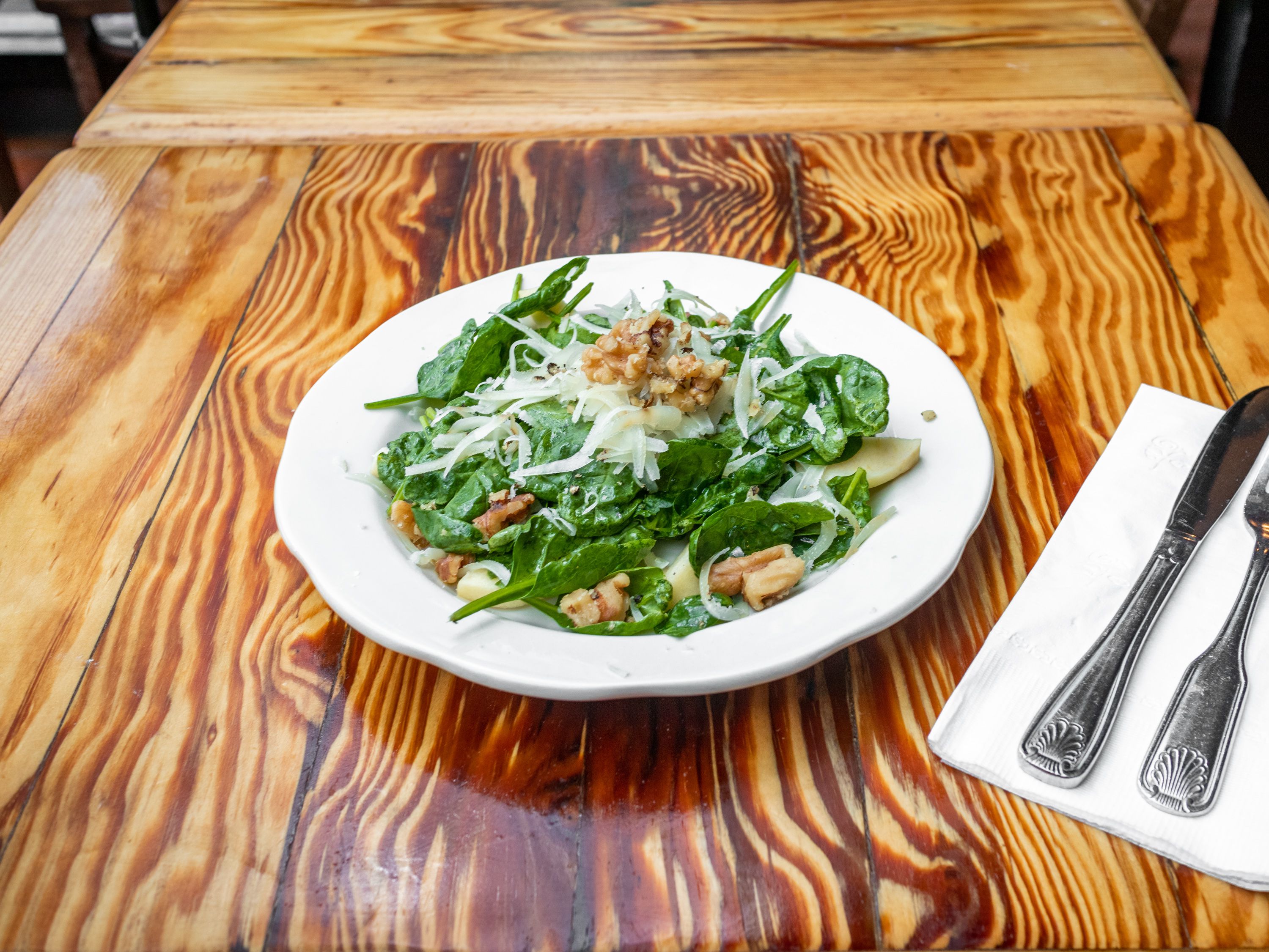 Order Spinaci Mele e Noci Salad food online from Celeste store, New York on bringmethat.com