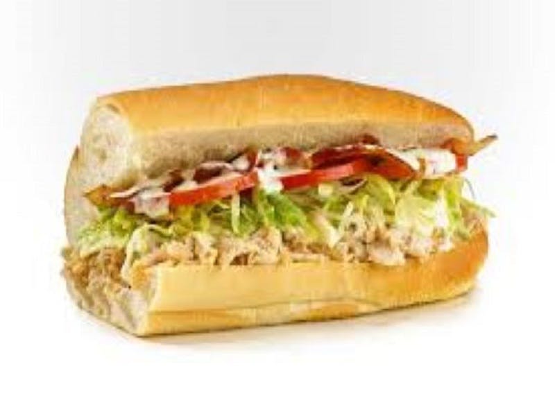 Order Chicken Bacon Sandwich - Small food online from Pizza World store, North Las Vegas on bringmethat.com
