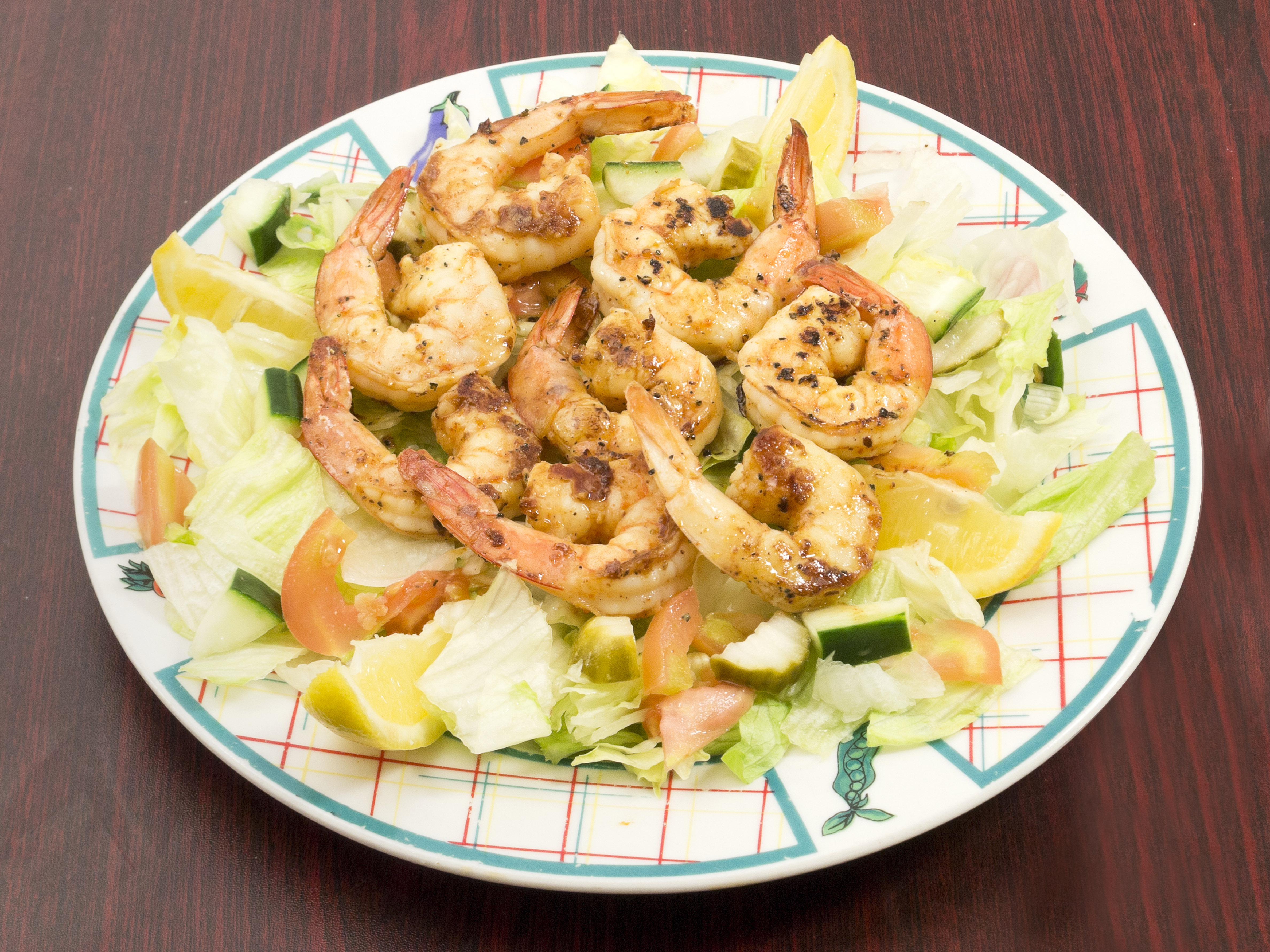 Order 12. Grilled Shrimp Salad food online from Sam's Southern Eatery - Bossier Mall store, Bossier City on bringmethat.com