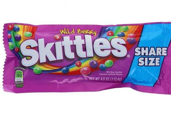 Order Skittles Wild Berry Share Size (4 oz) food online from Shell store, Gaithersburg on bringmethat.com