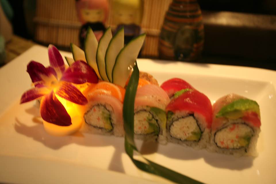 Order Rainbow Roll food online from Kiku Sushi store, Los Angeles on bringmethat.com