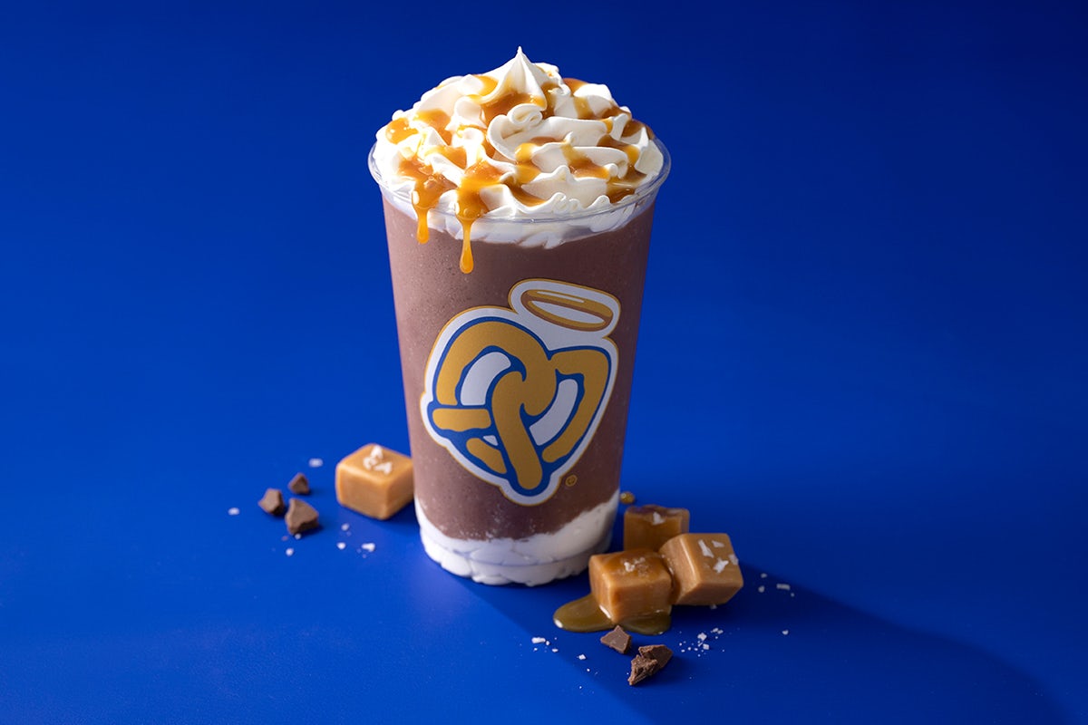 Order Salted Caramel Chocolate Frost food online from Auntie Anne's store, Dublin on bringmethat.com
