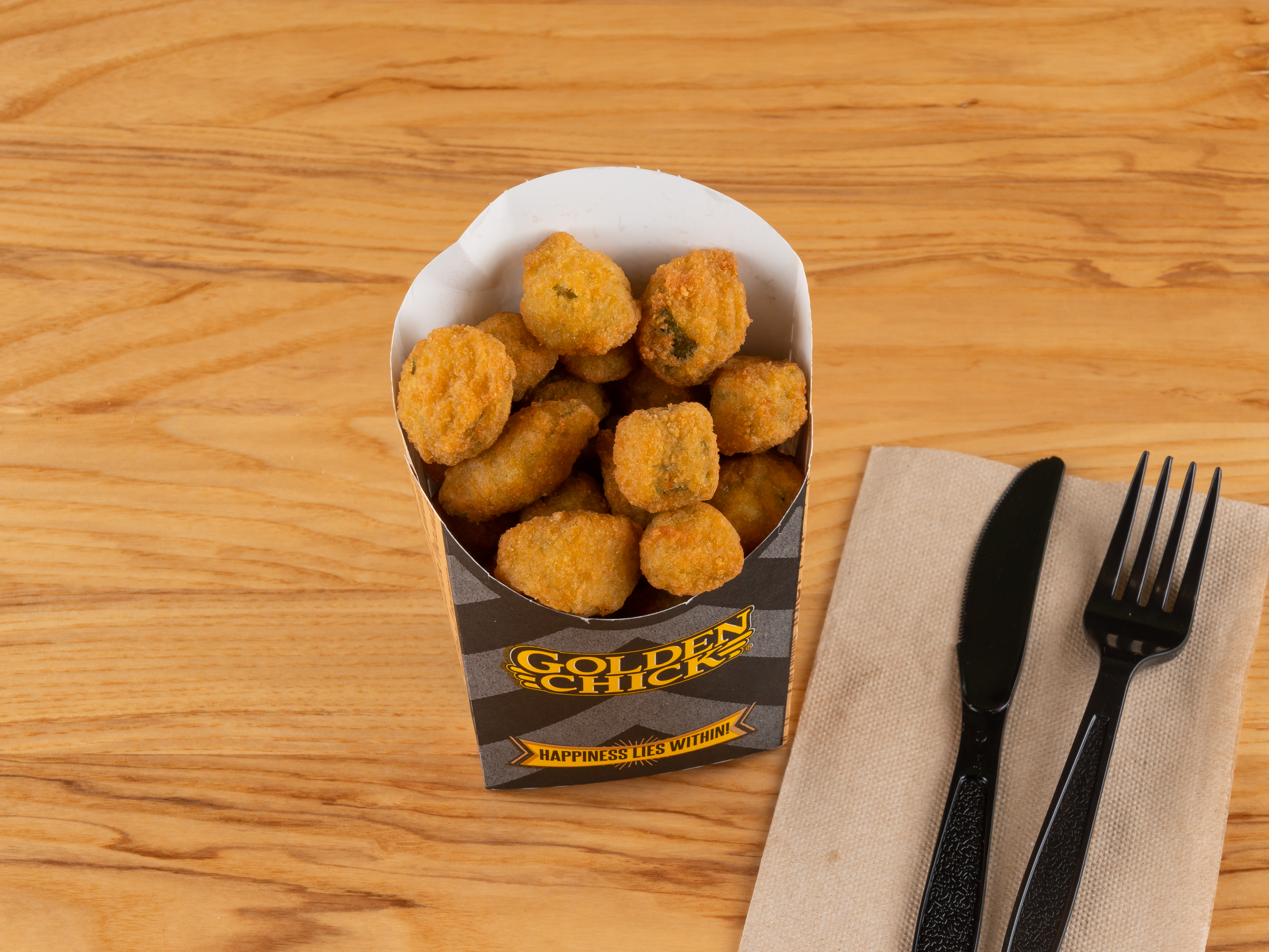 Order Fried Okra food online from Golden Chick store, Robstown on bringmethat.com