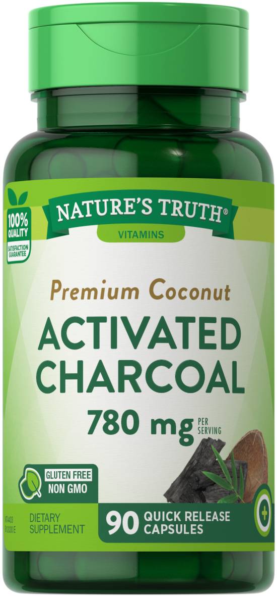 Order Nature's Truth Activated Charcoal 520mg (90 ct) food online from Rite Aid store, Palm Desert on bringmethat.com