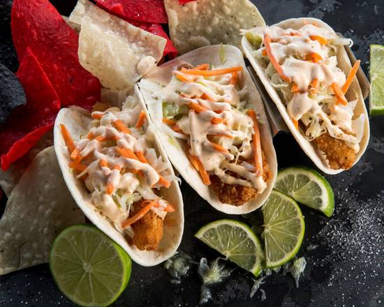Order Fish Tacos food online from Paninis Bar & Grill store, Stow on bringmethat.com