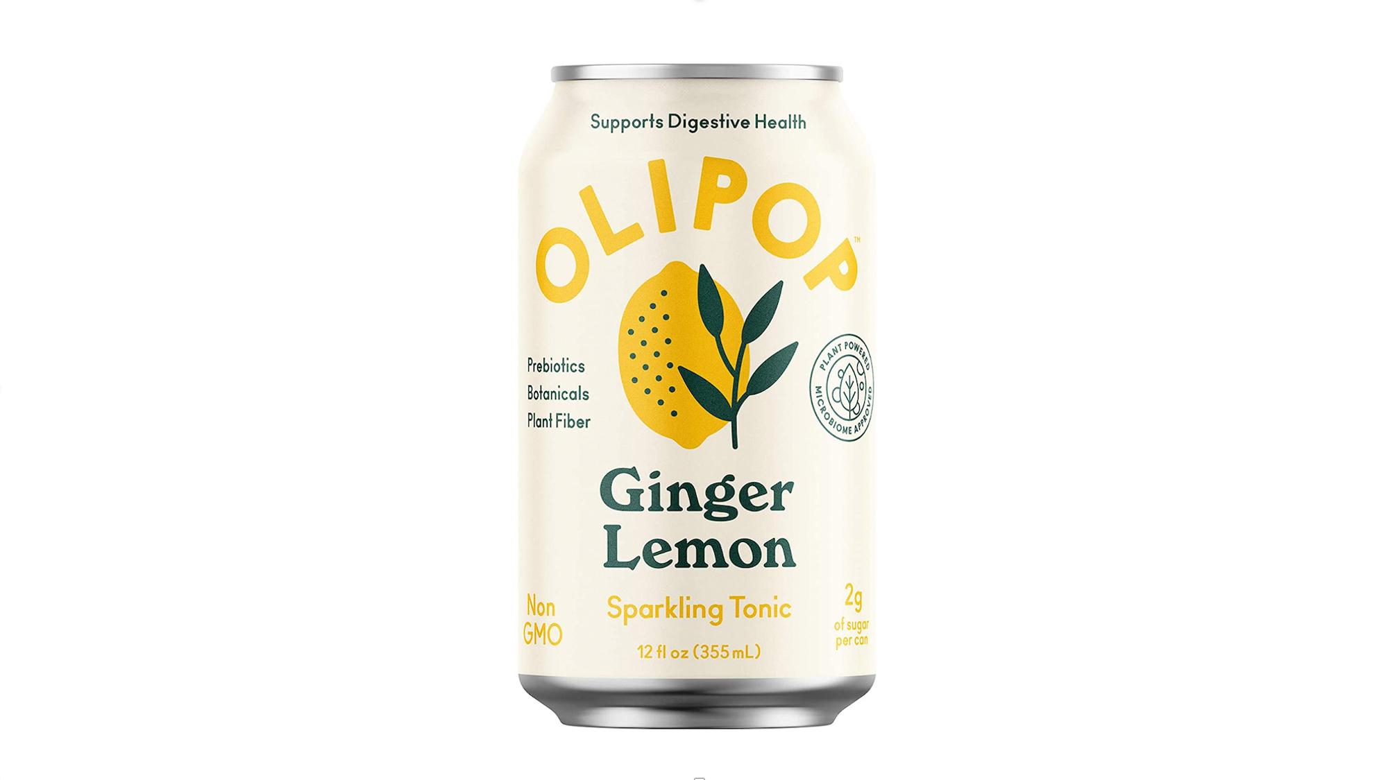Order OLIPOP Ginger Lemon food online from Saucy Greens Salad Shop store, San Francisco on bringmethat.com