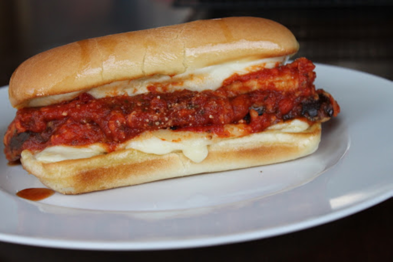 Order Eggplant Parmesan Sub food online from Mega Pizza store, Raleigh on bringmethat.com