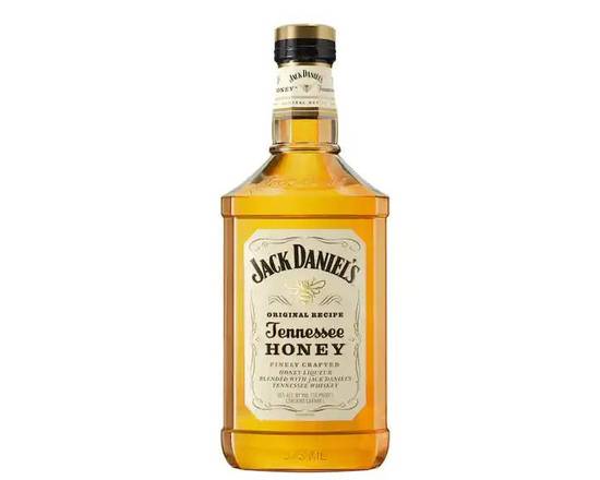 Order Jack Daniels Tennessee Honey, 375mL whiskey (35.0% ABV) food online from Tenderloin Liquor store, San Francisco on bringmethat.com