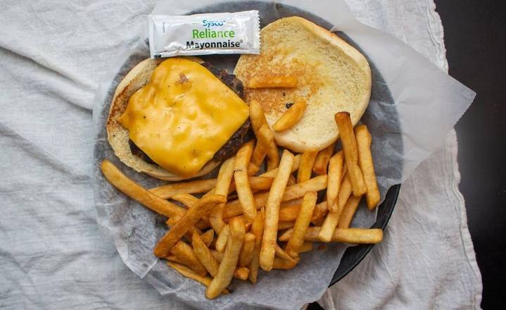 Order Cheese Burger food online from T.W. Boons store, Greenwood on bringmethat.com
