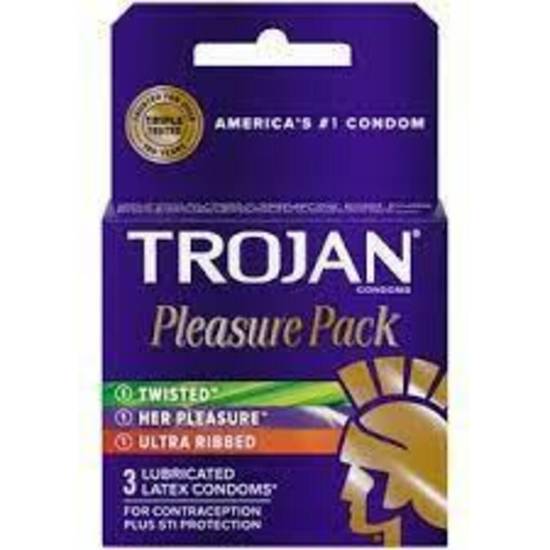 Order Trojan Condoms - Pleasure Pack food online from IV Deli Mart store, Goleta on bringmethat.com