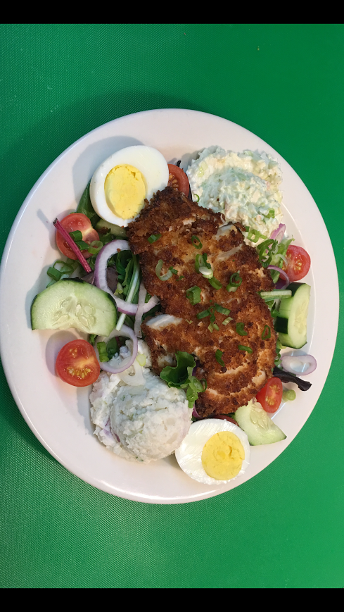 Order Breaded Chicken Salad food online from Irish Coffee Shop store, Yonkers on bringmethat.com