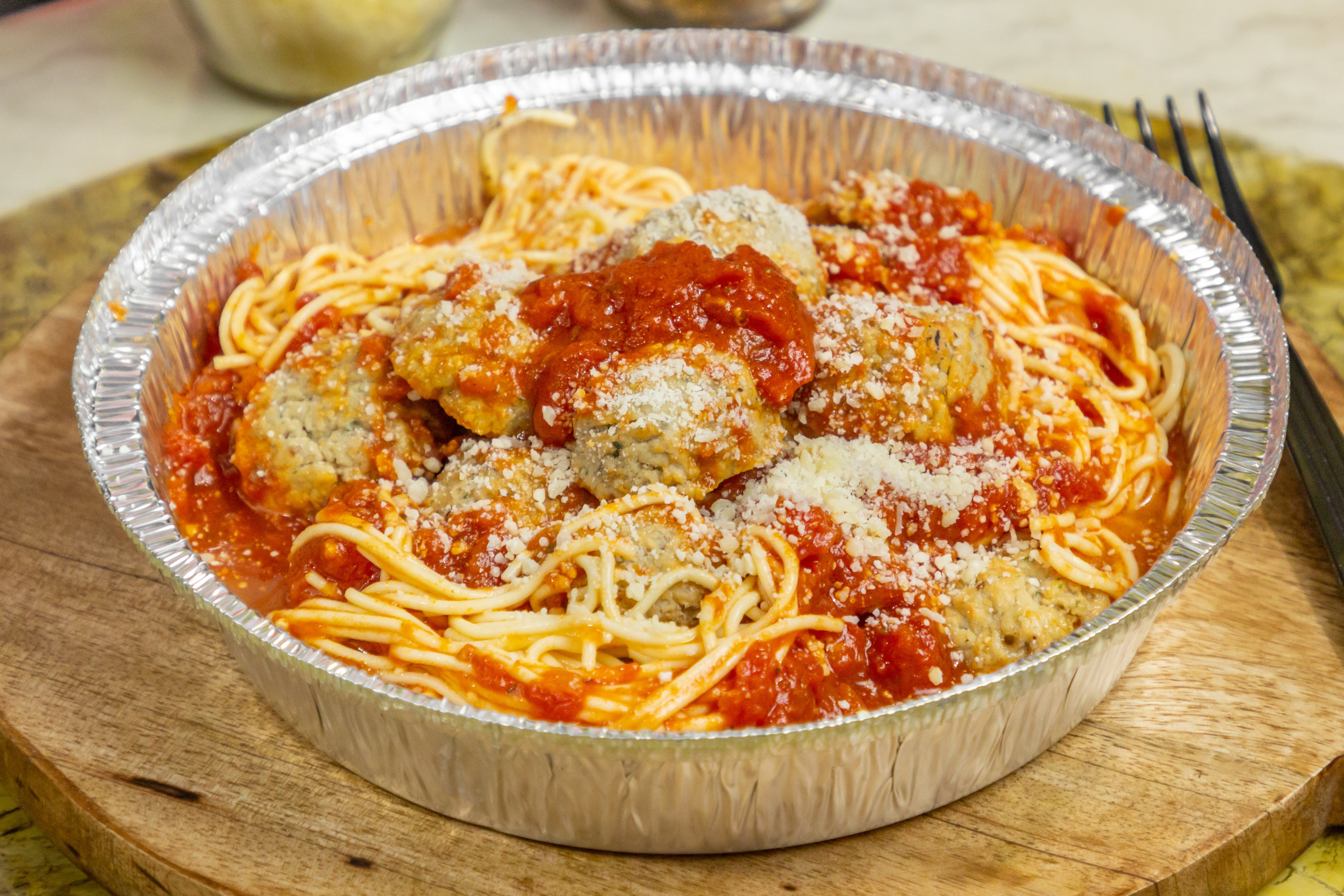 Order Spaghetti - 7'' food online from Cafe Lark store, Albany on bringmethat.com