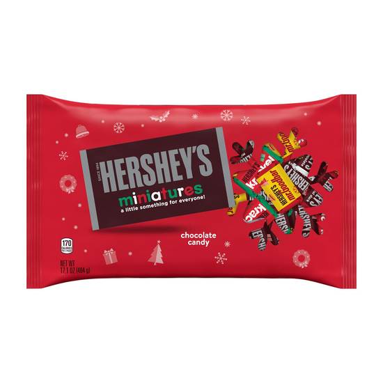 Order HERSHEY'S Miniatures Assorted Milk and Dark Chocolate Candy Bars, Holiday, 17.1 oz, Bag food online from Cvs store, CANTON on bringmethat.com