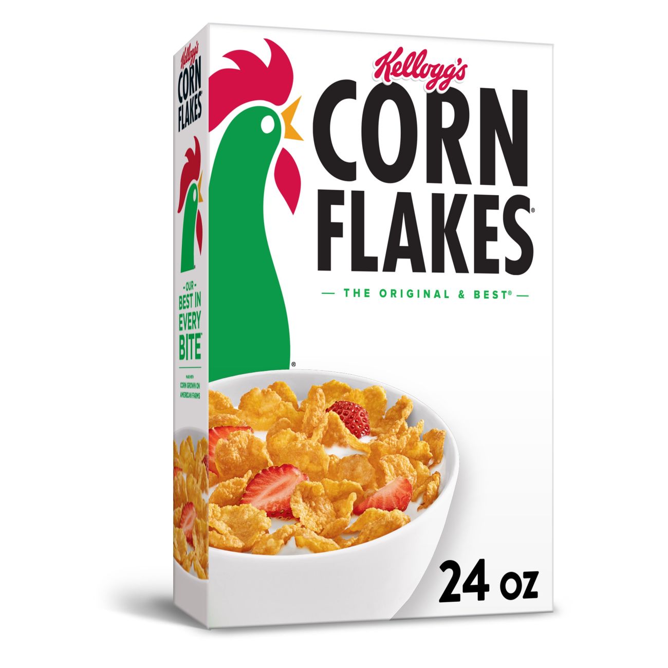 Order Kellogg's Corn Flakes (13.5 oz) food online from Checkout Food Stores #69 store, Spring on bringmethat.com