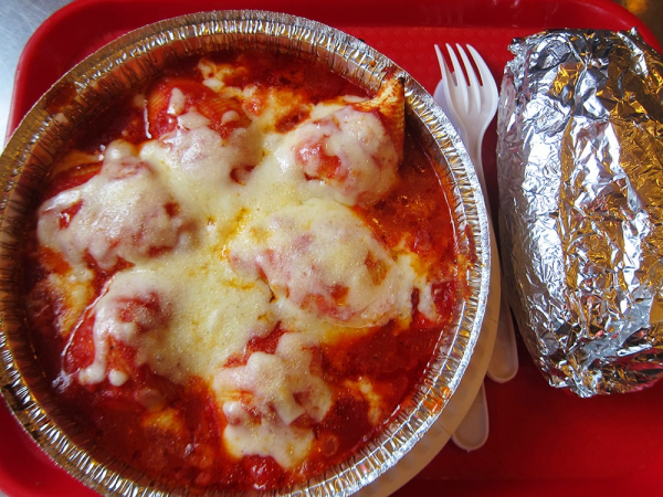 Order Stuffed Shells food online from Pizza Park store, New York on bringmethat.com
