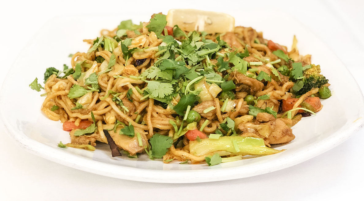 Order 8. Vegetable Chau Chau food online from Himalayan Grill store, Flagstaff on bringmethat.com