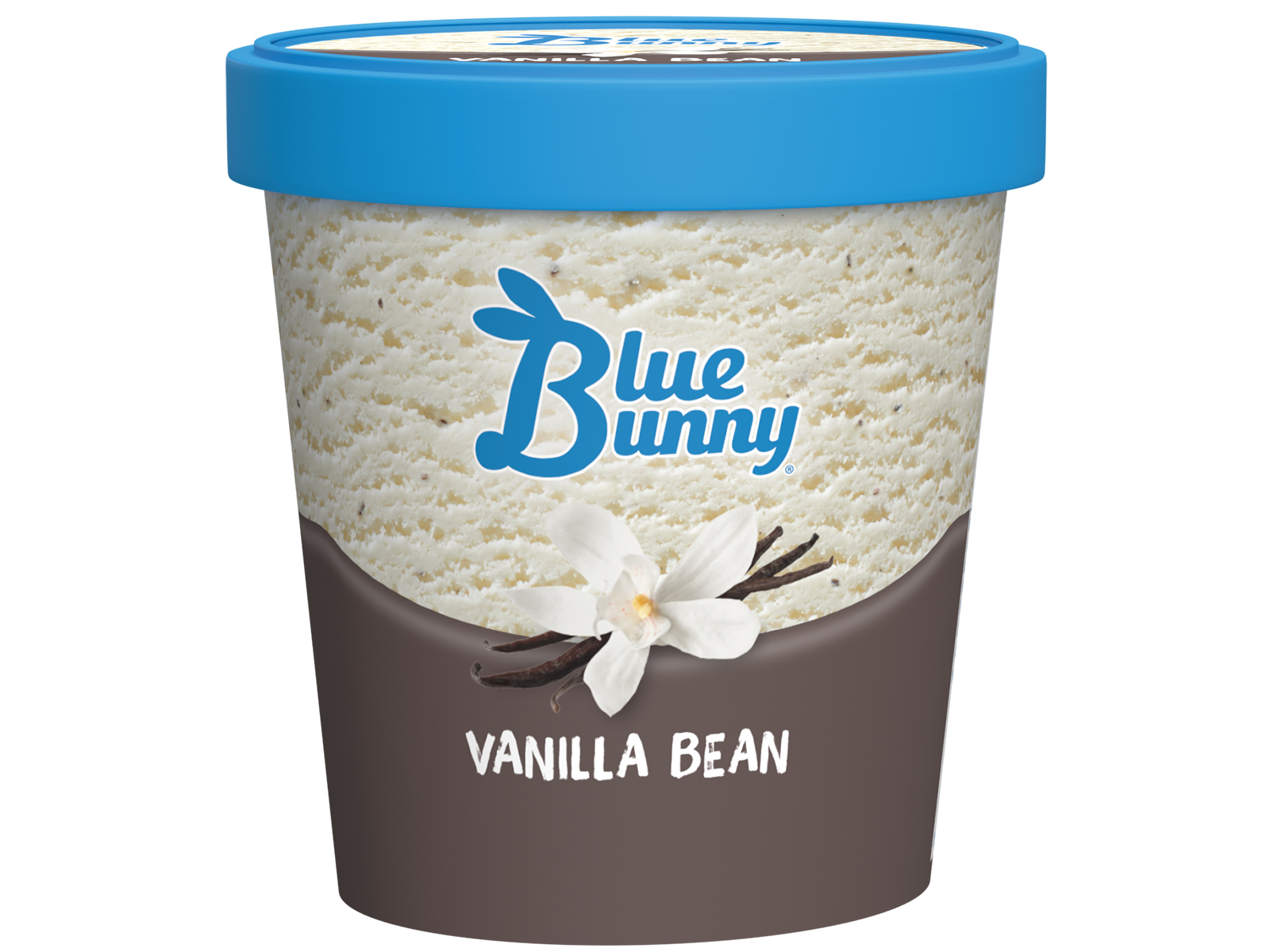Order Blue Bunny Vanilla Bean Pint food online from The Ice Cream Shop store, Phoenix on bringmethat.com