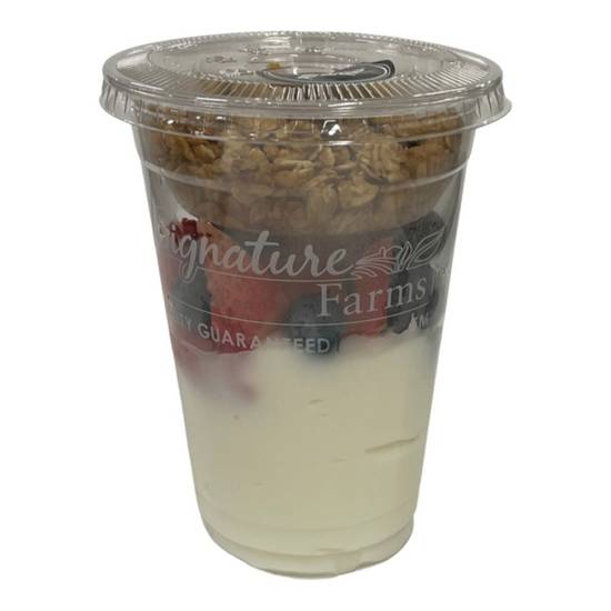 Order Yogurt Parfait Vanilla W/Strawb-Blueberr (12 oz) food online from Safeway store, Concord on bringmethat.com