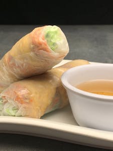 Order 65. Gỏi Cuốn Chay - Frugally Green Spring Roll (2pcs) food online from Present Restaurant store, Falls Church on bringmethat.com