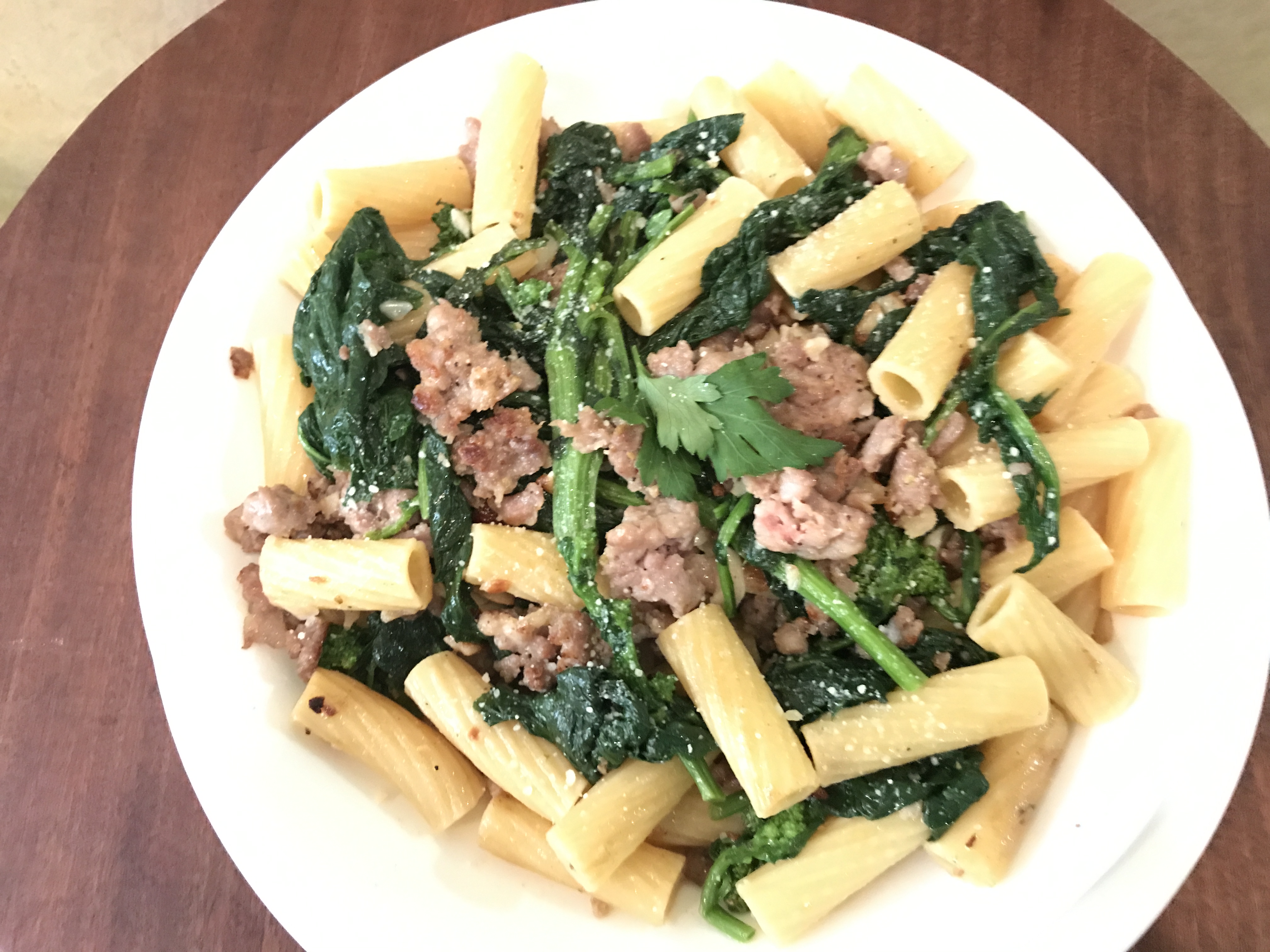 Order Rigatoni with Broccoli Rabe and Sausage food online from The Original Venice Restaurant store, Bronx on bringmethat.com
