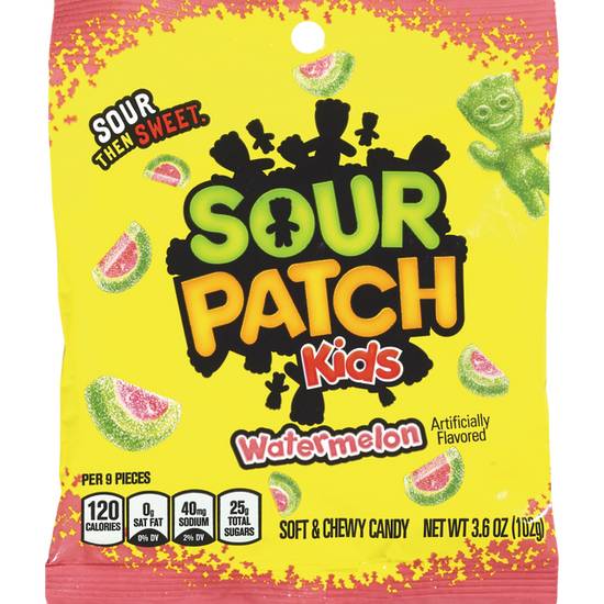 Order Sour Patch Kids Watermelon Peg 4oz food online from Cvs store, DOVER on bringmethat.com