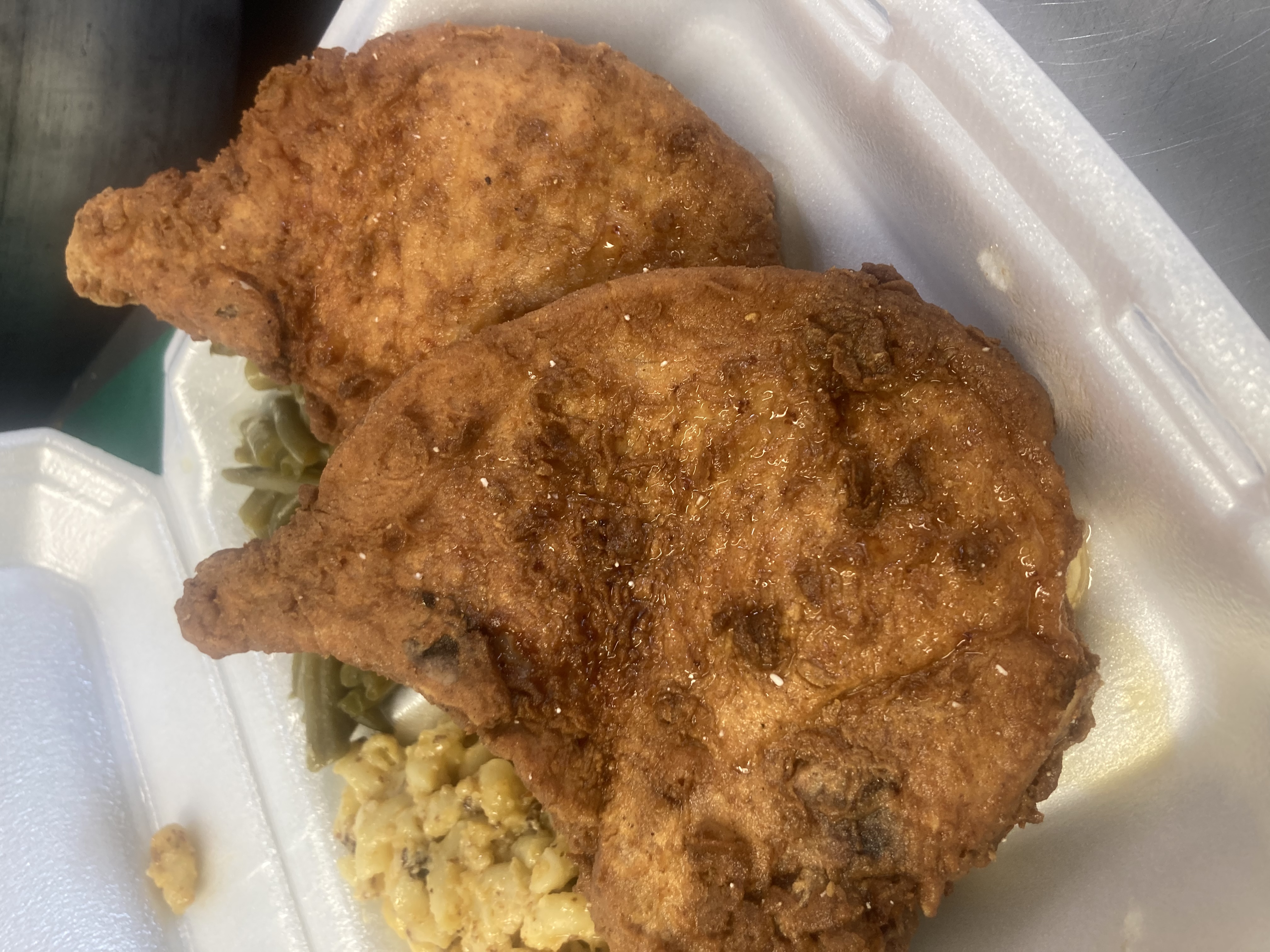Order Pork Chop Plate food online from Olive Oyl's @ the Spot store, Raleigh on bringmethat.com