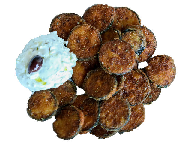 Order Crispy Zucchini food online from The Naughty Greek store, Saint Paul on bringmethat.com