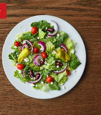 Order Greek Salad food online from Johnny's New York Style Pizza store, Flowery Branch on bringmethat.com