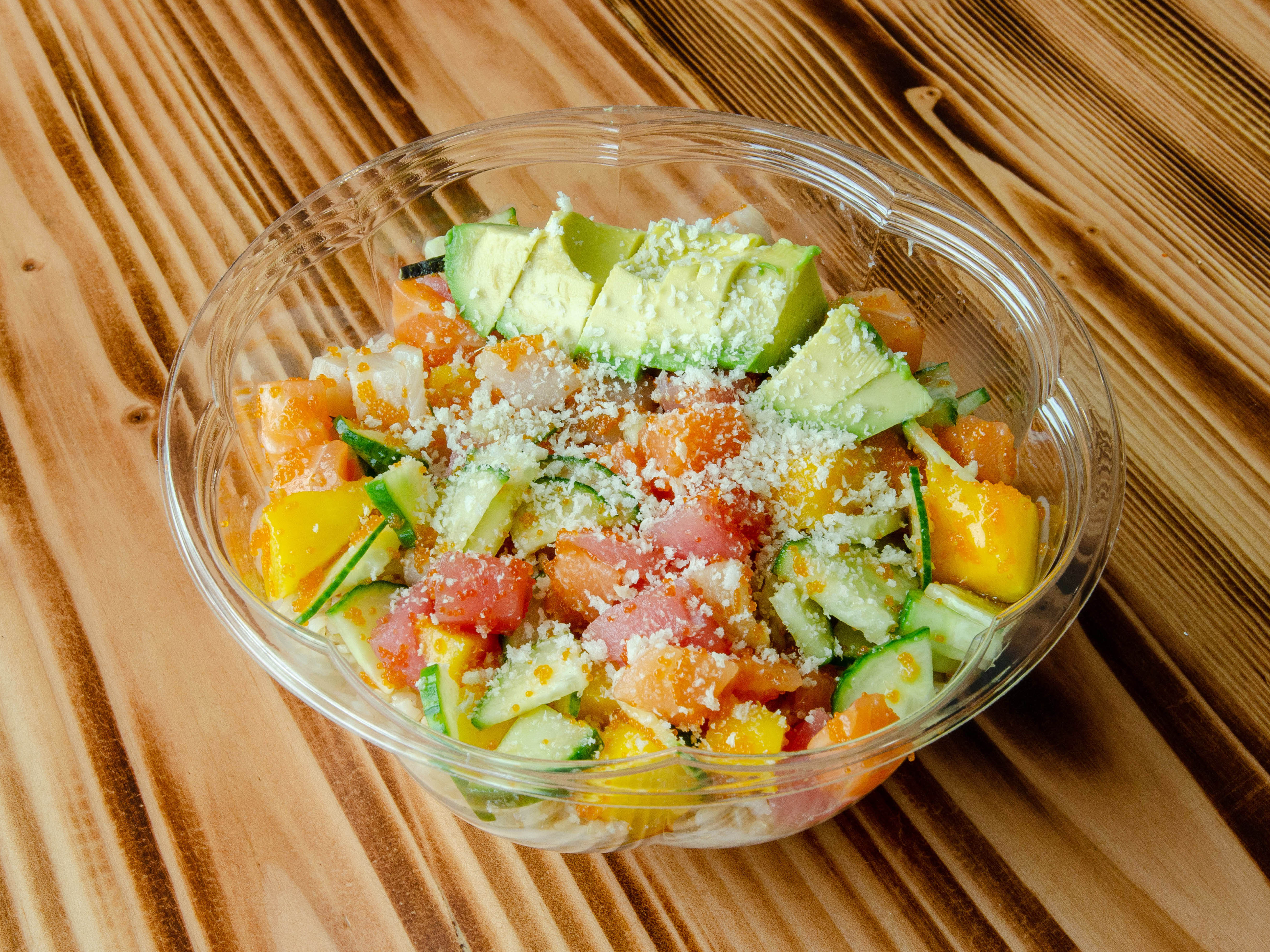 Order Rainbow Bowl food online from Poke Bowl store, Sterling on bringmethat.com