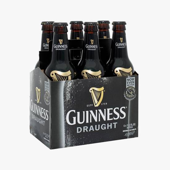Order Guinness Draught, 6pk bottle imported beer (4.2% ABV) food online from Adobe Wine & Liquors store, Fountain Hills on bringmethat.com