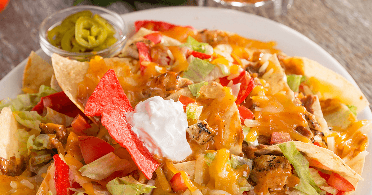 Order Chipotle Chicken Nachos food online from Colton Steakhouse & Grill store, Collinsville on bringmethat.com