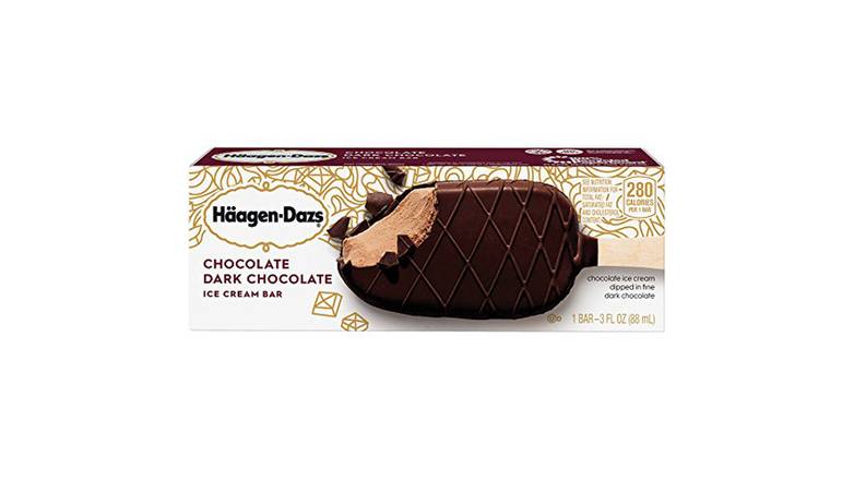 Order Haagen-Dazs Dark Chocolate Ice Cream Bar food online from Route 7 Food Mart store, Norwalk on bringmethat.com