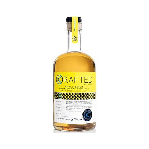Order Krafted Pineapple Infused Rum (750 ML) 131299 food online from BevMo! store, Paso Robles on bringmethat.com