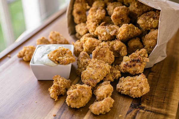 Order Small Popcorn Chicken food online from Macky Kitchen store, Richmond on bringmethat.com