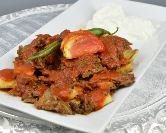 Order Iskender Kabob​​​​​ food online from Edessa Restaurant Kurdish Turkish Cuisine store, Nashville-Davidson on bringmethat.com