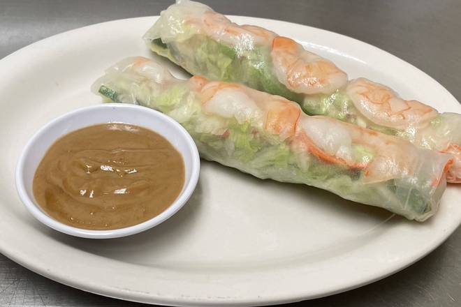 Order Fresh Spring Rolls food online from Thong's Authentic Thai Restaurant store, Green Bay on bringmethat.com