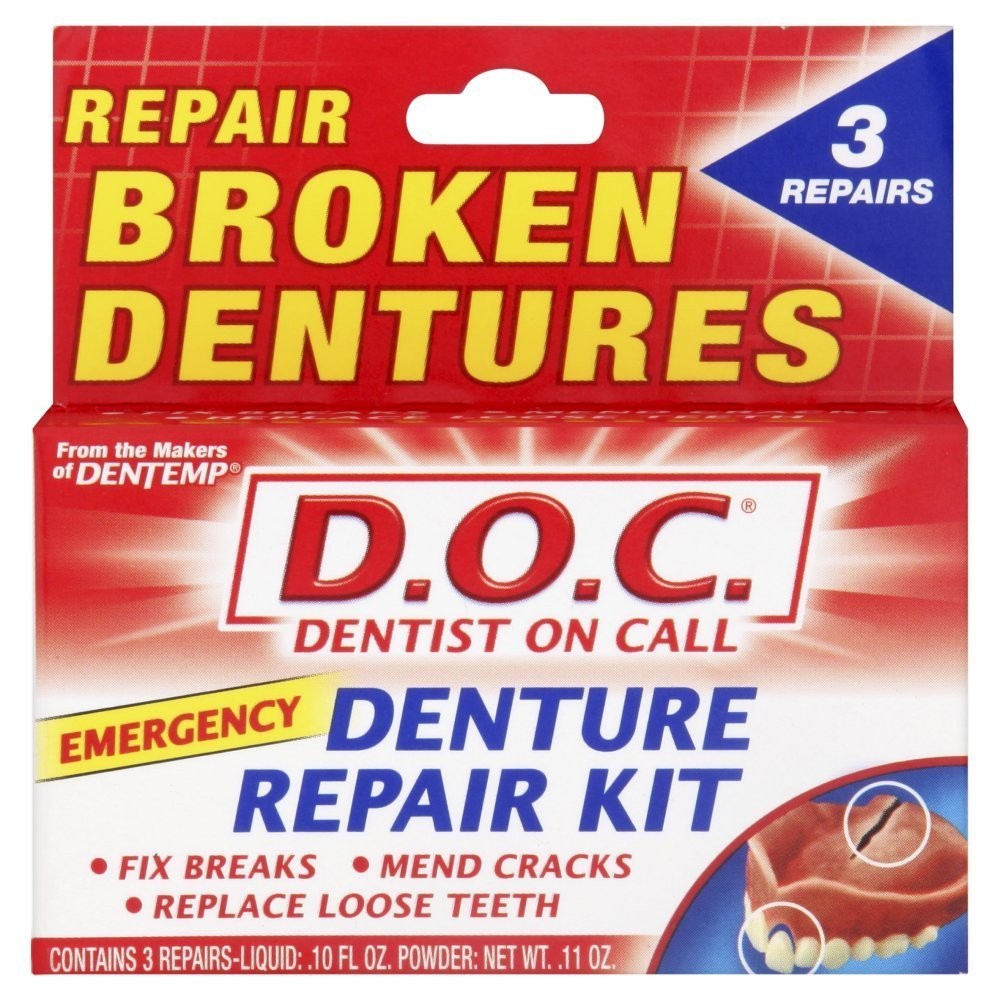 Order DOC Repair-It Denture Repair Kit, Advanced - 3 ct food online from Rite Aid store, MILLER PLACE on bringmethat.com
