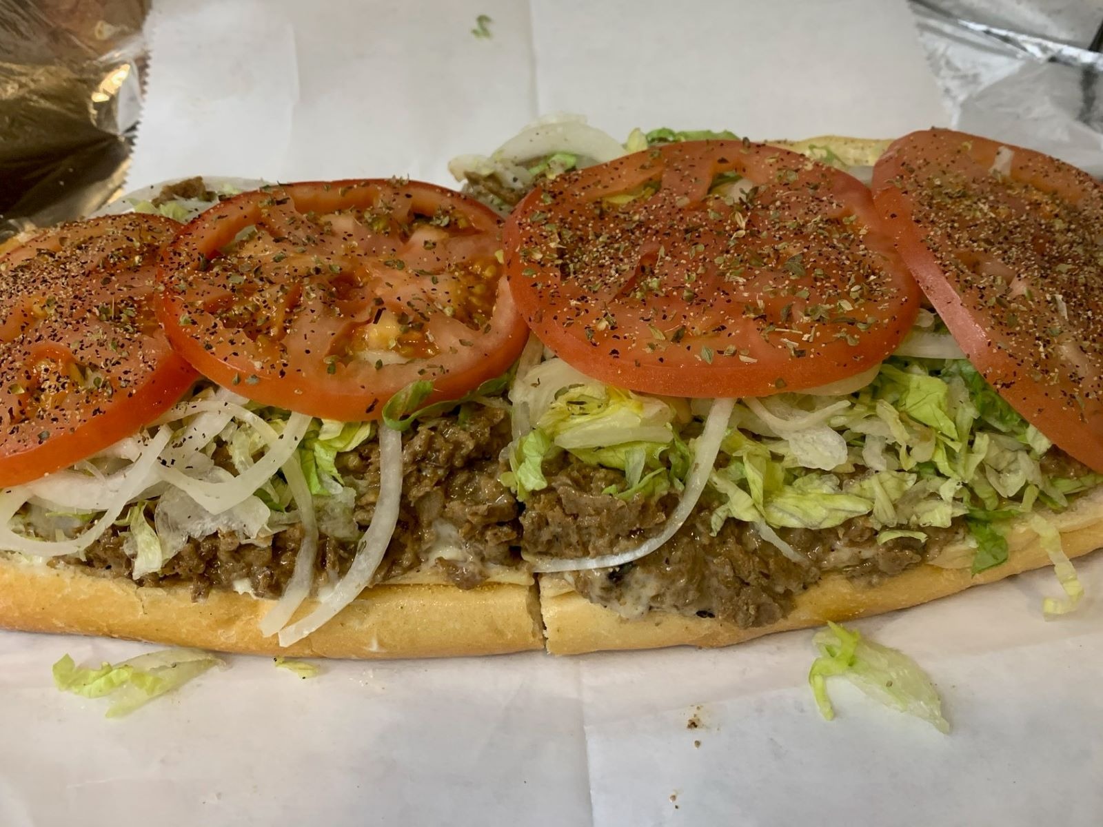 Order #5. 2 Small Cheesesteaks or 2 Small Chicken Cheeseteaks food online from Italian Kitchen store, Pennsville on bringmethat.com