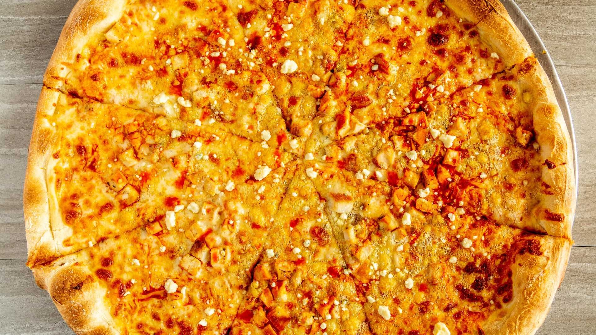 Order Buffalo Chicken Pizza - 10'' food online from Big Woodys Pizza store, Allentown on bringmethat.com