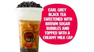 Order Black Tea Wow Milk Cap food online from Kung Fu Tea store, Boyds on bringmethat.com