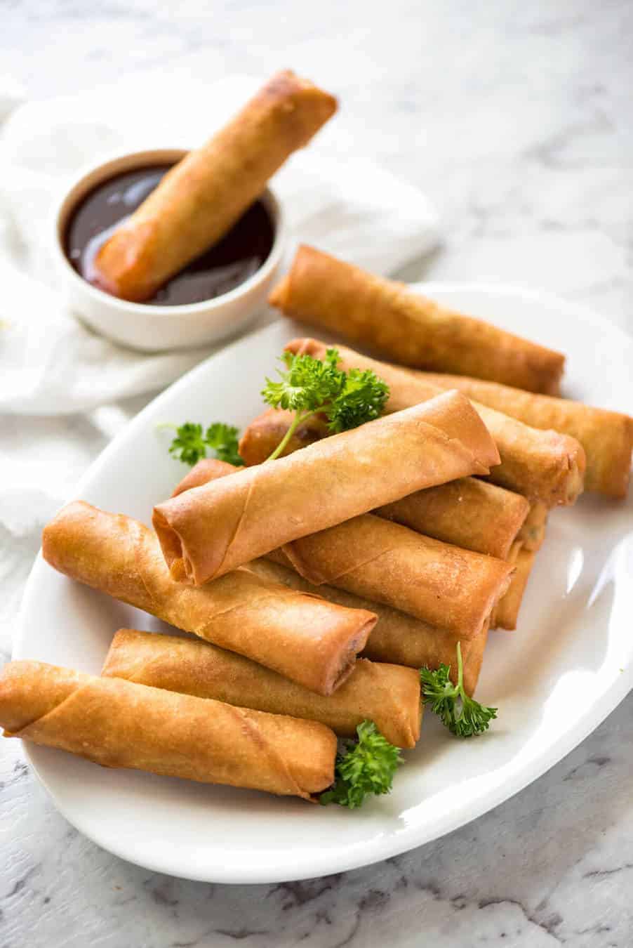 Order Spring Roll Box (5 Count) food online from Ninjaa Japan Express store, Omaha on bringmethat.com